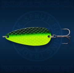 Блесна Sprut Gecko Spoon колеб. 70мм/20г/TBK