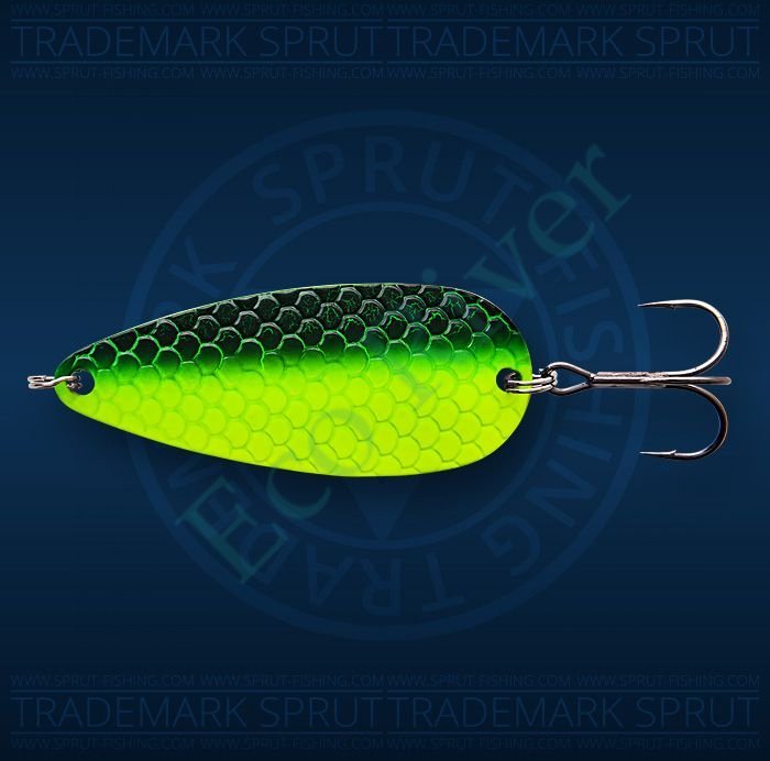 Блесна Sprut Gecko Spoon колеб. 70мм/20г/TBK