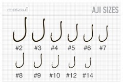 Крючок Metsui aji bln №10 12шт AJ-BLN-10