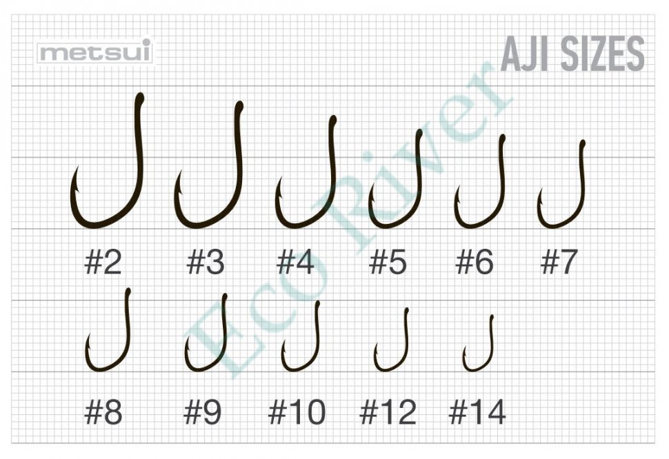Крючок Metsui aji bln №10 12шт AJ-BLN-10