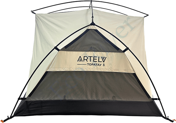 Палатка кемпинговая ARTELV 3 Зелёная