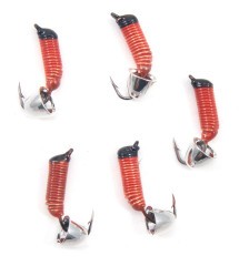 Мормышка вольф. безнасадочная Яман Ручейник №3, d-1.5 мм, L-8.5 мм, вес 0,60 гр., колокол серебро,