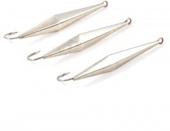 Блесна вертикальная Яман Киллер,размер 40 мм, вес 3,5 г, цвет никель (уп.3 шт.)/150/