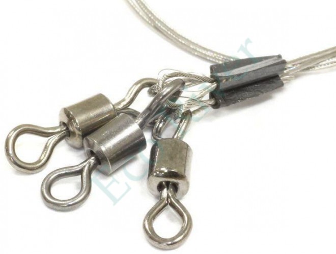 Поводок Sprut Classic 1*19 25см 12кг 3шт