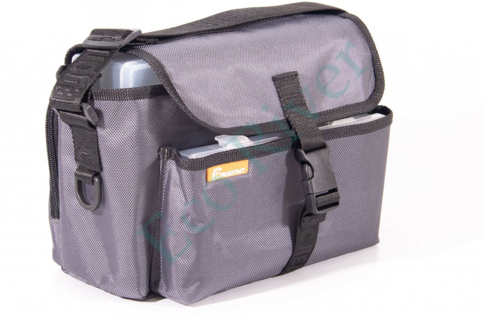 Сумка рыболовная Следопыт Sling Lure Bag S, 28х18х17 см, цв.серый + 3 коробки(2 Luno 20/1 Luno 18)