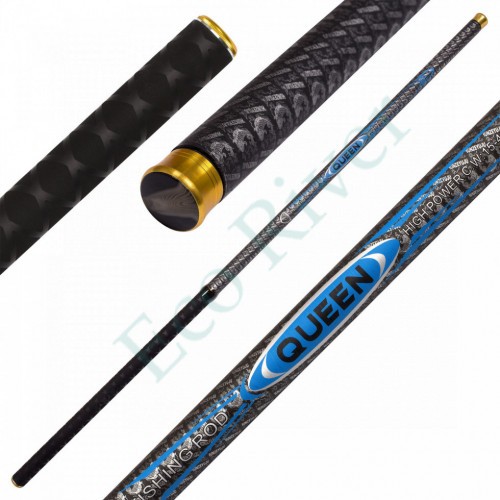 Удилище Condor Queen, без колец, длина 8 м, тест 15-40 гр, carbon IM-8