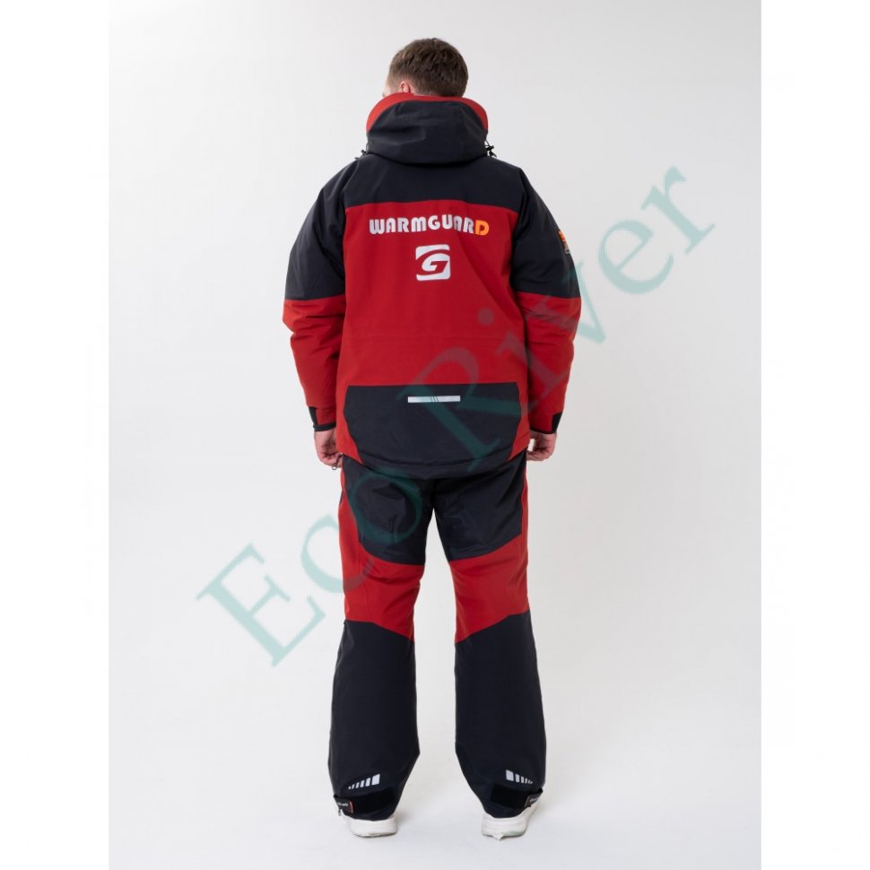 Костюм рыболовный Graff зимний до -50гр. размер 3XL/182-188 (красный)