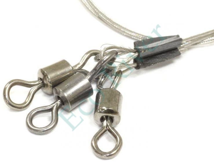 Поводок Sprut Classic 1*19 25см 14кг 3шт