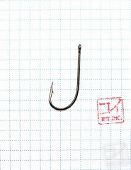 Крючок KOI BAITHOLDER, размер 1/0 (INT), цвет BN (10 шт.)/85/