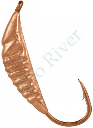 Мормышка вольфрам LumiCom Малек Ф3 медь