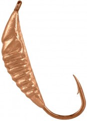 Мормышка вольфрам LumiCom Малек Ф3 медь