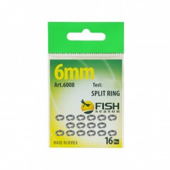 Кольцо заводное Fish Season 4.5мм 5кг 20шт 6008-045F