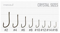 Крючок Metsui crystal bln №12 12шт CR-BLN-12