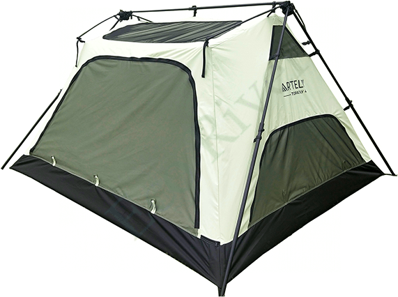 Палатка кемпинговая ARTELV 4 Зелёная