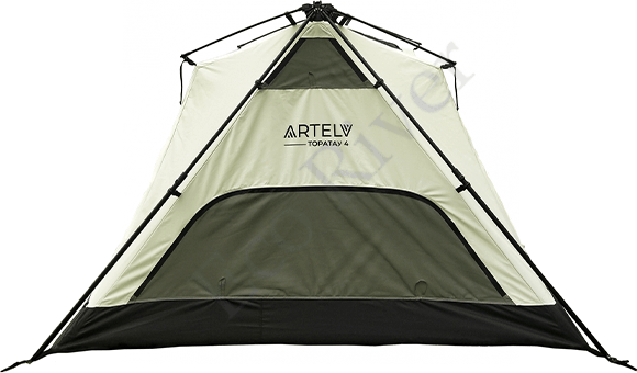 Палатка кемпинговая ARTELV 4 Зелёная