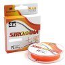 Шнур плетеный Shii Saido Sirobana 4X, L-150 м, d-0,330 мм, test-15,86 кг, orange/10/100/