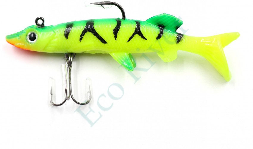 Приманка оснащенная Namazu PVC Pike, L-100 мм, 17 г, цвет 06 (2 шт.)