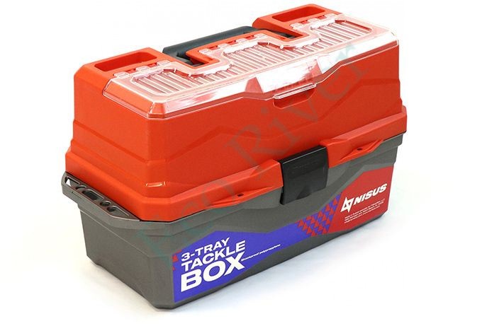 Ящик для снастей Tackle Box трехполочный NISUS оранжевый/3/