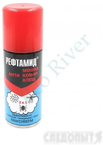 Репеллент Рефтамид Максимум 100 мл, 3 в 1 (5-03.09.222.08)(5-03.07.024.08)/15/