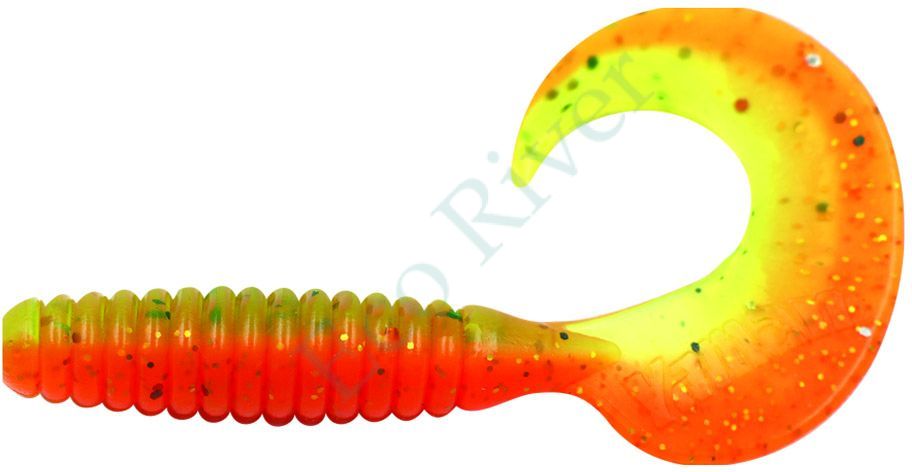 Твистер Yaman PRO Spiral, р.4 inch, цвет #16 - Arbuz (уп.5 шт)
