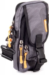 Сумка рыболовная Следопыт Street Fishing MultiLock V-Pouch, 22х12,5х8 см, цв. серый/20/