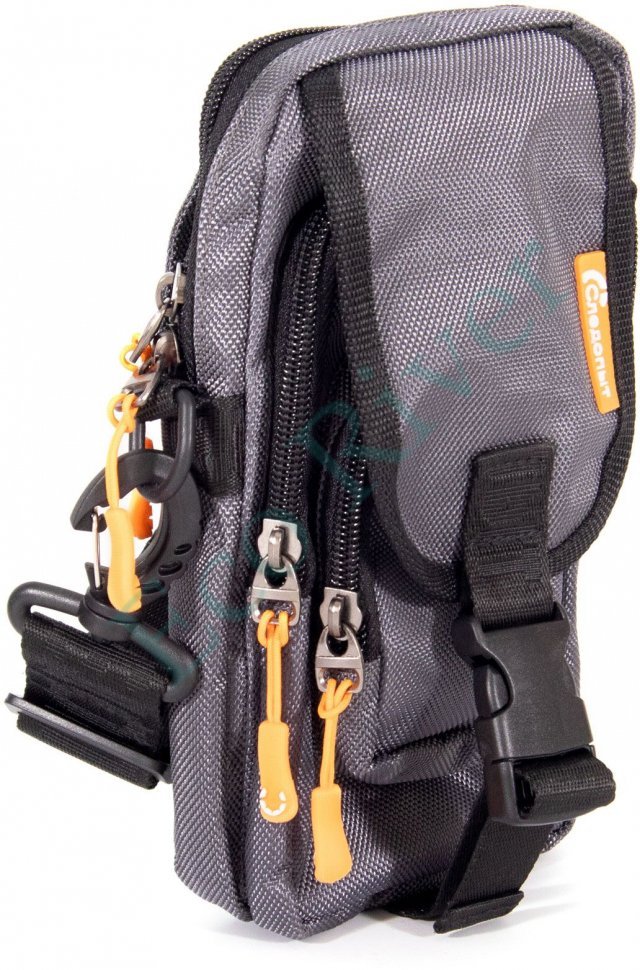 Сумка рыболовная Следопыт Street Fishing MultiLock V-Pouch, 22х12,5х8 см, цв. серый/20/