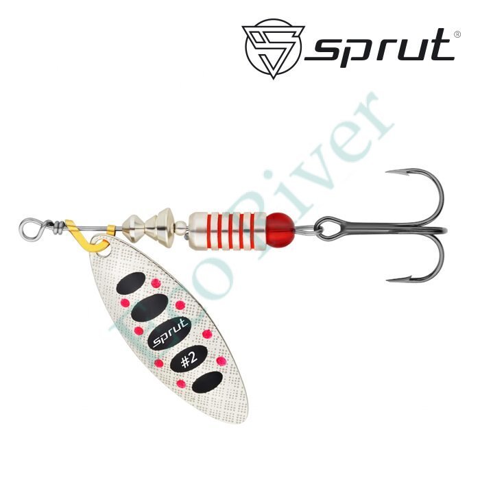 Блесна Sprut Atra Spinner №2 7.5г/SBK