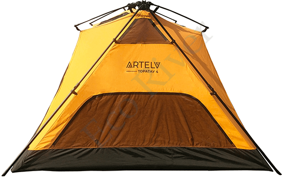 Палатка кемпинговая ARTELV 4 Оранжевая