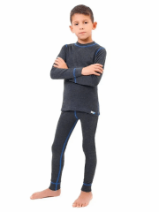 Комплект термо Saimaa X-Line детский серый/синяя нить р.92-98