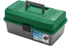 Ящик рыболовный Helios двухполочный зеленый T-HS-FB2-G