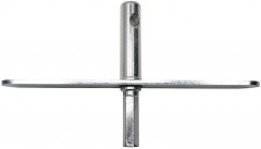 Адаптер Яман под шуруповерт, с планкой, d-15,5 мм, для ледобуров Волжанка и Nero/100/