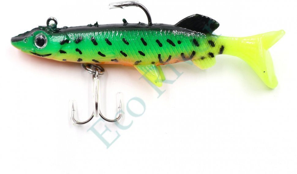 Приманка оснащенная Namazu PVC Pike, L-100 мм, 17 г, цвет 07 (2 шт.)