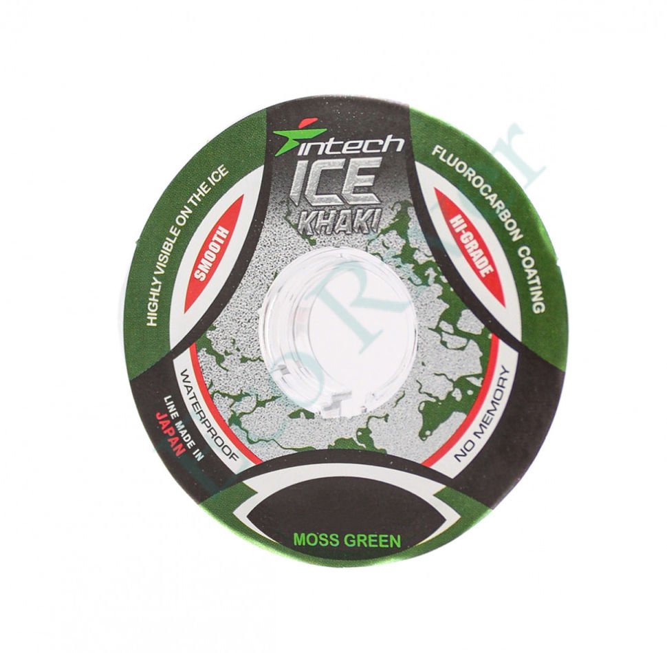 Леска Intech Ice Khaki moss green 0.10 50м