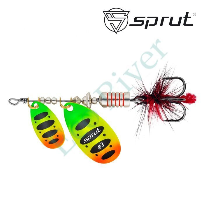 Блесна Sprut Alba Tandem Spinner №3 9г/FTL