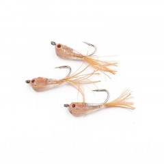 Мормышка Яман Малек пыздрик с ушком, L-15 мм, вес 0,2 г, кр. Kumho №10, цв. оранжевый (уп. 3 шт.)