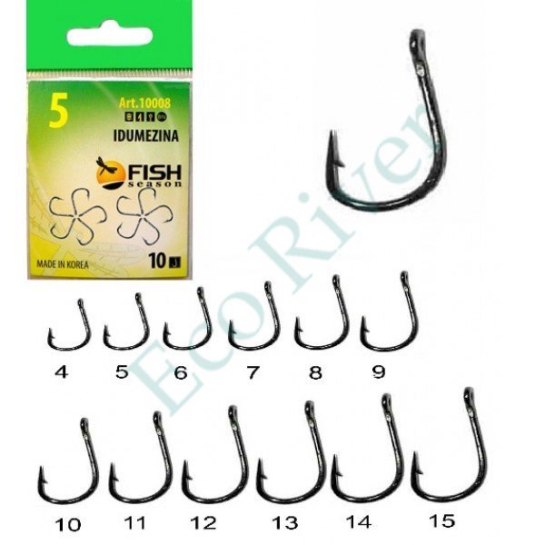 Крючок Fish Season Idumezina-ring №9 BN 10шт 10008-09F
