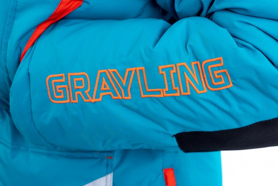 Камчатка женский костюм для рыбалки GRAYLING, зимний -45, бирюзово-оранжевый