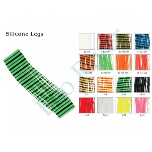Материал д/вязки мушек Akara Silicone Legs 15см Luminous