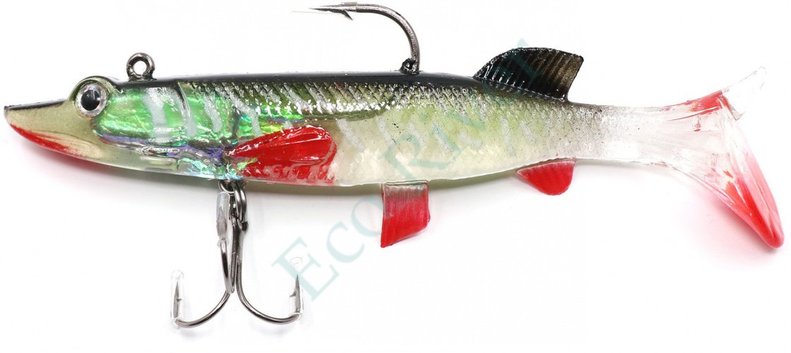 Приманка оснащенная Namazu PVC Pike, L-120 мм, 29 г, цвет 02 (2 шт.)