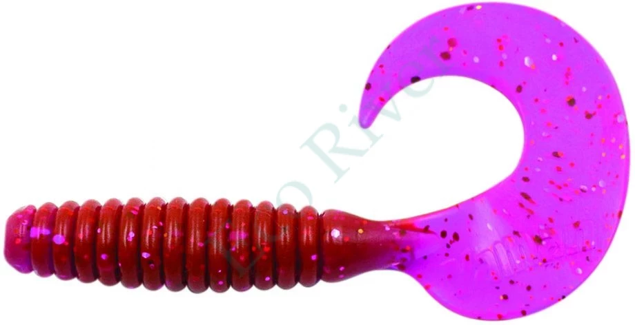 Твистер Yaman PRO Spiral, р.4 inch, цвет #21 - Magic Violet (уп.5 шт)