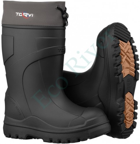 Сапоги мужские Torvi,ЭВА,подошва ТЭП,8-сл.вкл.(гипоаллер.трикотажная ткань),-60°С, р.44, черный/5/