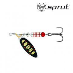Блесна Sprut Atra Spinner №2 7.5г/SBKY