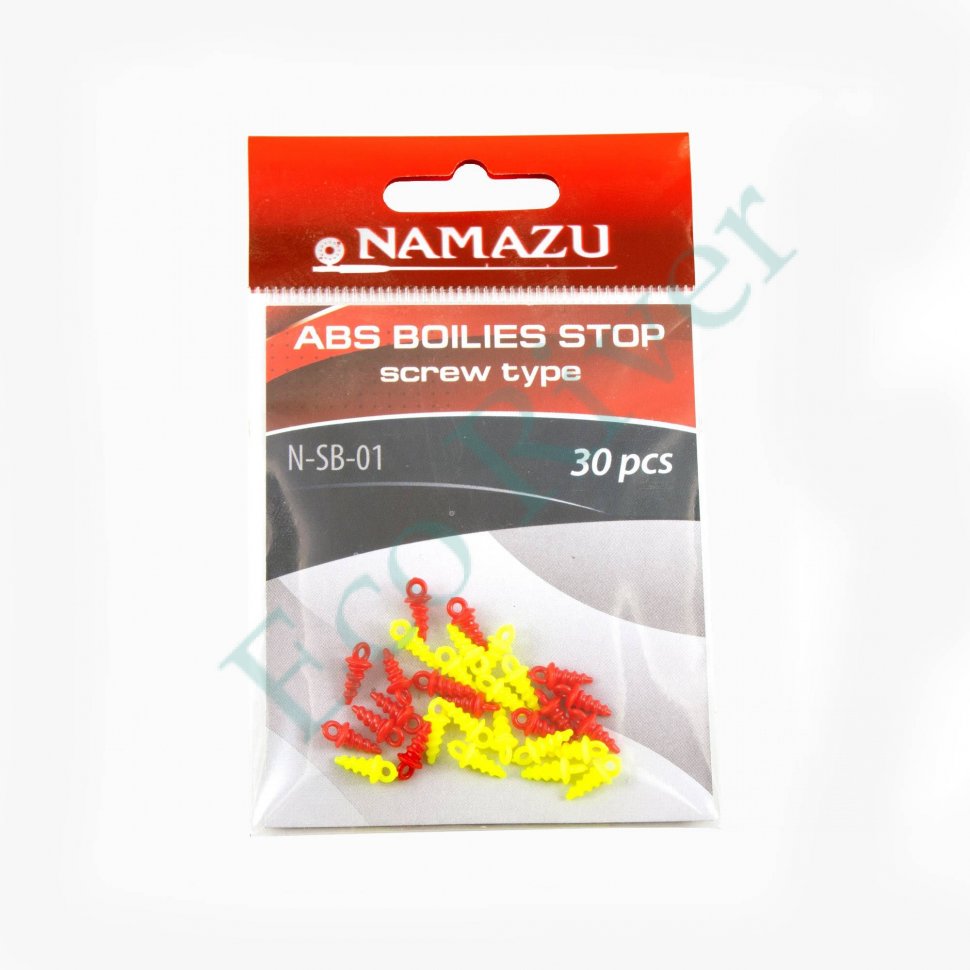Стопор для бойлов пластиковый Namazu ВИНТОВОЙ (30 шт.)