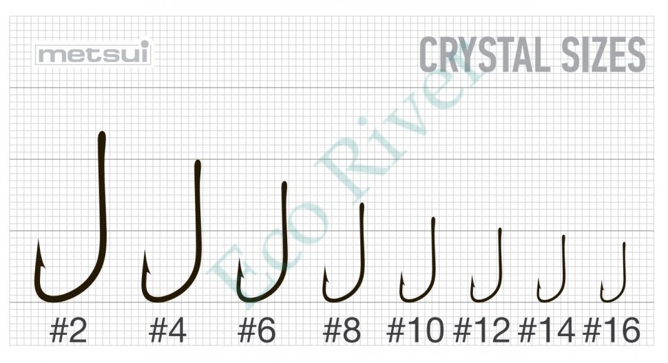 Крючок Metsui crystal bln №4 12шт CR-BLN-04