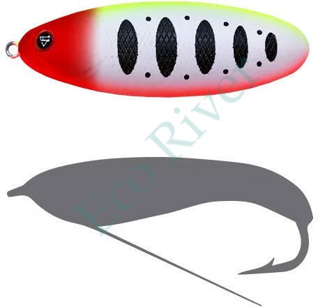Блесна-незацепл. Sprut Bloody Woody Weedless Spoon 70S 15г/CLNTR