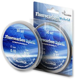 Леска Allvega Fluorocarbon Hybrid 0.18 30м
