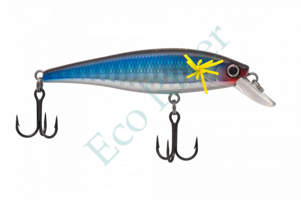 Воблер Kyoda Zigbang Minnow-65SU, длина 6,5 см, вес 5,5 гр, цвет P299, заглубление 0,5-0,9 м.