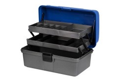 Ящик рыболовный Helios двухполочный синий T-HS-FB2-B
