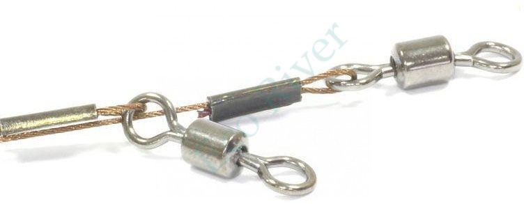 Поводок Sprut Classic 1*49 20см 12кг 2шт