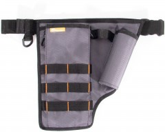 Сумка рыболовная поясная Следопыт Fishing Pocket Hip, 30х22х6 см, цв. серый + 1 коробка LUNO 18/5/